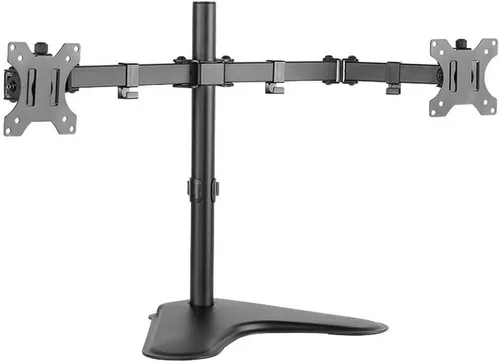 Vista 47 de Logilink BP0077 Soporte de escritorio para monitor dual (2 vías) (13-27 pulgadas), brazo 13.465 in negro