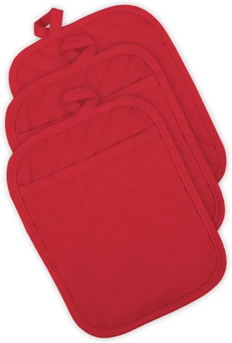 Vista 13 de DII Juego de agarraderas de algodón acolchado resistente al calor, diseñado con espacio para personalizar, permitiendo un diseño personalizado, 7 x
