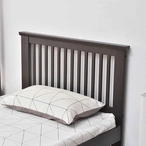 Vista 5 de BETTER HOME PRODUCTS Marco de cama individual de pino 100% madera maciza (tabaco, tamaño individual)