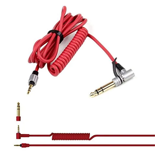 Vista 4 de Dr Dre - Cable de audio de repuesto de 0.138 in y 0.256 in para Monster Beats Pro Detox
