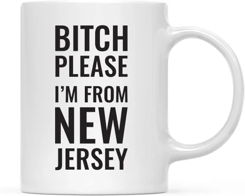Vista 106 de Andaz Press Taza de café de 11 onzas, regalo de broma, Bitch Please I'm from Alabama, paquete de 1, incluye caja de regalo, divertidas ideas