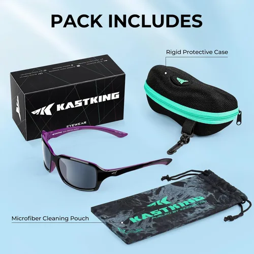 Vista 8 de KastKing Atlanta - Anteojos de sol deportivos polarizados para hombres y mujeres, ideales para conducir pesca, ciclismo y correr, protección UV
