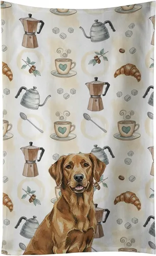 Vista 218 de Caroline's Treasures Afghan Hound - Toalla de cocina para barra de café, terciopelo frontal y lazo de algodón, lavable a máquina Sabueso afgano