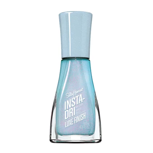 Vista 41 de Sally Hansen Insta-Dri Holo-Glow Esmalte de uñas de secado rápido, duración prolongada, brillo sin vetas Semi-opaco, con destellos 102 Lila