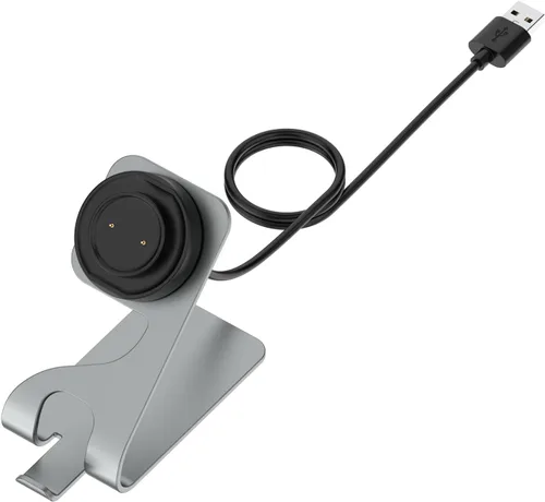 Vista 2 de Soporte de carga compatible con Amazfit Active/GTS4 mini/GTR 2/GTR 2e/GTS 2/GTS 2 Mini/GTS 2e/Pop Pro/T-Rex Pro/Bip 5/Bip 3/3pro Cargador