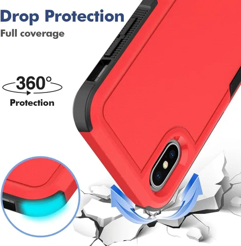 Vista 15 de Jeylly Funda para iPhone SE/Funda para iPhone 5S, Exterior de Plástico Duro que Absorbe Golpes + Interior de Silicona de Goma Defensor contra