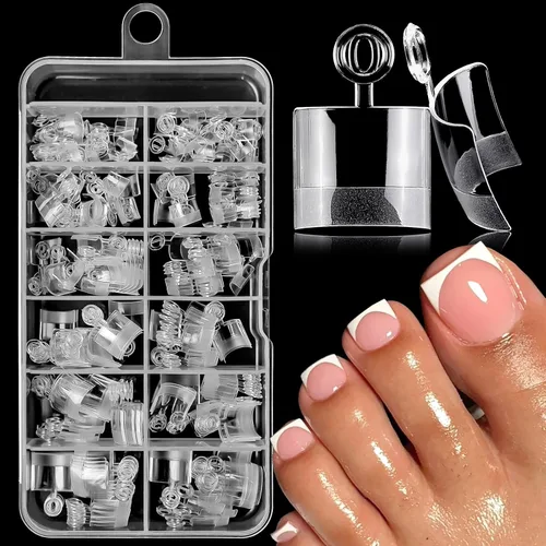 Vista 14 de 240 piezas de puntas de uñas de gel extra cortas de almendra, uñas postizas de almendra claras, XS, puntas de uñas cortas de almendra, uñas