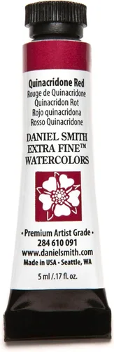 Vista 61 de DANIEL SMITH Pintura acuarela extrafina, tubo de 5 ml, rojo alizarina, 284610004