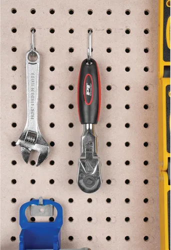 Vista 5 de Performance Tool W9116 - Trinquete rechoncho de cabeza flexible de doble accionamiento de 1/4 pulgadas y 3/8 pulgadas