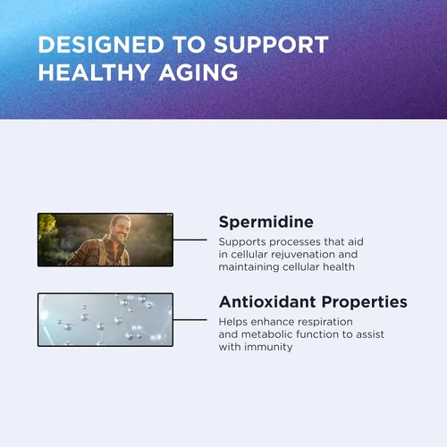 Vista 5 de DR. EMIL NUTRITION Suplementos de espermidina de 5 mg para hombres y mujeres Suplemento para el envejecimiento Espermidina pura 3HCL y tiamina