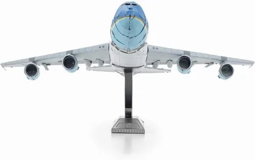 Vista 8 de Fascinations Kit de modelo de metal 3D Metal Earth Air Force One con pinzas