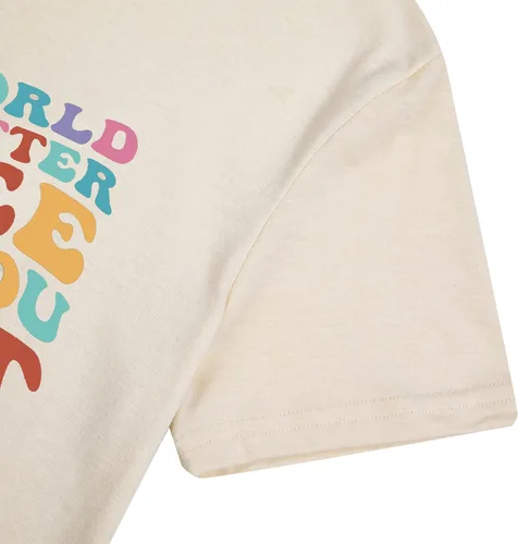 Vista 8 de Camisetas con texto en inglés The World is A Better Place with You in It (El mundo es un lugar mejor contigo in it), camiseta inspiradora