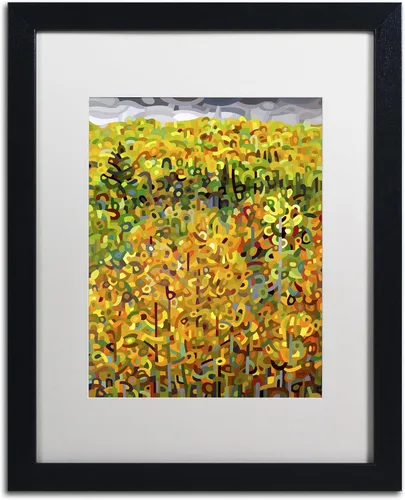 Vista 8 de Trademark Fine Art Towards Autumn by Mandy Budan - Marco (11 x 14 pulgadas), color blanco mate