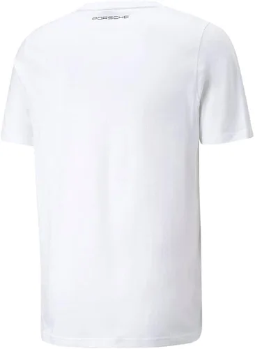Vista 2 de PUMA Mens Pl Graphic Crew Neck Short Sleeve T-Shirt Casual - White
