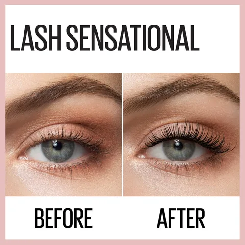 Vista 3 de Maybelline New York Lash Sensational - Máscara de pestañas lavable