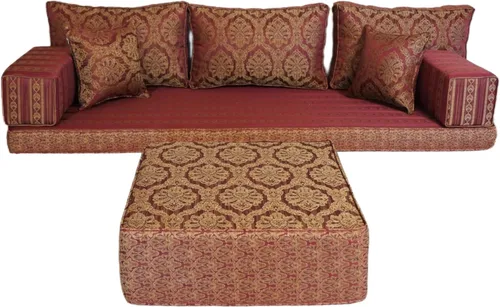 Vista 10 de arabicsofa Sofá de asiento de piso árabe - Sofá modular hecho a mano con sofás otomanos