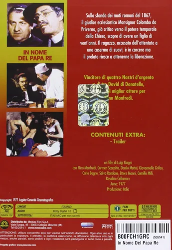 Vista 2 de in nome del papa re dvd Italian Import