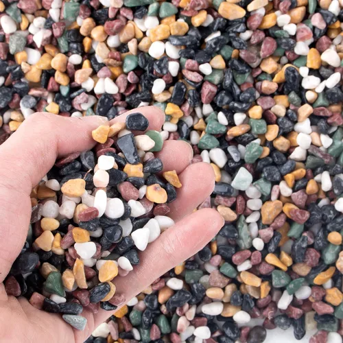Vista 9 de 2.4 libras Mezcla de guijarros de roca volcánica hortícola para bonsái, piedra pómez para plantas suculentas y cactus, grava decorativa arenosa