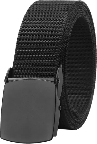 Vista 11 de SUOSDEY Cinturones de nylon para hombres Cinturón táctico militar de la web hebilla de metal resistente 1.5 pulgadas