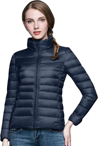 Vista 5 de jbyrvq Chaquetas acolchadas largas para mujer, para otoño e invierno, para otoño e invierno, chaqueta acolchada de algodón, abrigos largos
