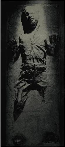 Vista 9 de Alfombra Star Wars Han Solo en Carbonita para Sala de Estar 81 x 183 Centímetros