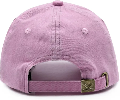 Vista 5 de Gorra de béisbol ajustable lavada con diseño de Kayak Hair Don't Care para mujer