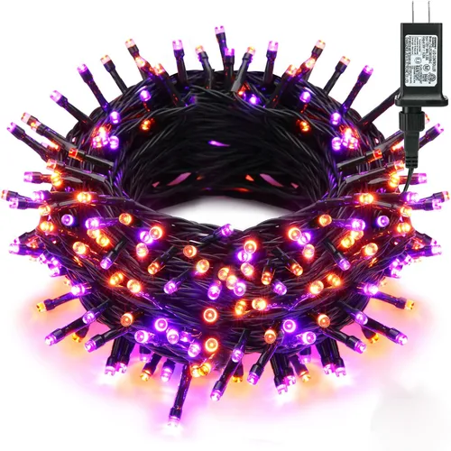 Vista 10 de Brizled - Tira de luces inteligentes para Navidad, 20 metros / 66 pies, 200 luces LED que cambian de color, control por aplicación y voz, luces