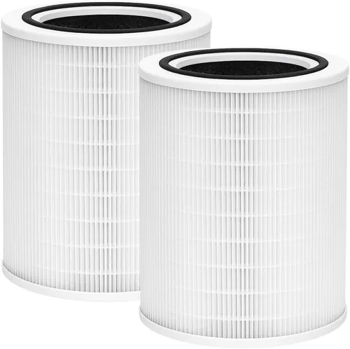 Vista 6 de Nispira 12010 Filtro de repuesto para purificador de aire grande Clorox 11010 11011 3 en 1 con carbón activado HEPA verdadero que elimina humo