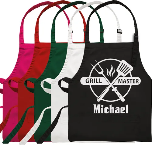 Vista 5 de 7th Hill Delantales Personalizados para Hombres, Regalos para Asar para Hombres, Día del Padre, Navidad, Regalos para Papá, Delantal de Cocina