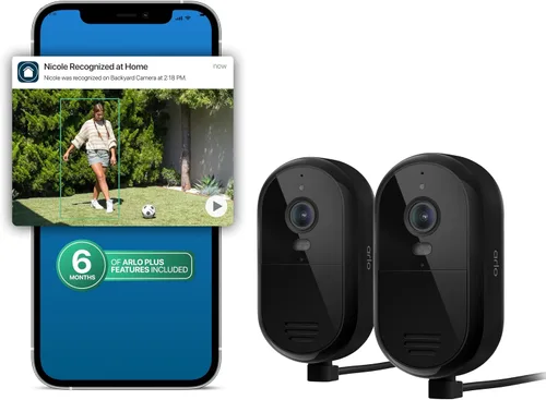 Vista 11 de Arlo Cámara de seguridad enchufable esencial 2K (3ª generación) - 1 cámara