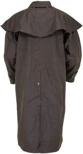 Vista 4 de Outback Trading Company Unisex 2042 Low Rider Impermeable Transpirable De Longitud Completa Oilskin Duster Coat