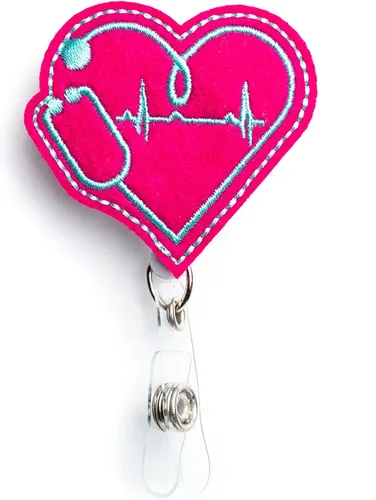 Vista 12 de Nurseology Carrete de Insignia Retráctil – Portainsignia de Enfermería – Carrete de Insignia de Fieltro para Enfermeras, Estudiantes y Maestros