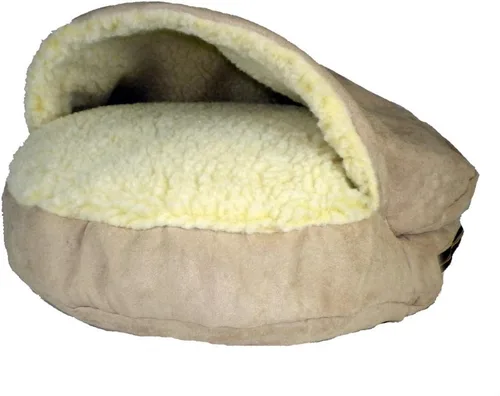 Vista 8 de Snoozer Cama Ortopédica de Lujo Estilo Cueva para Mascotas, Pequeña, Antracita For small sized pets, Removable washable cover, Calming covered dog