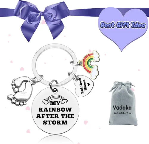 Vista 7 de Llavero inspirador para el día de la madre para la nueva mamá, regalo para mamá primeriza, regalo para mamá primeriza, joyería para cumpleaños