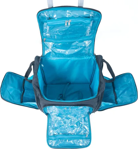 Vista 3 de Handy Sandy Crafter's - Organizador de bolsas de mano, bolsa de almacenamiento para suministros de manualidades y soporte para álbumes de recortes