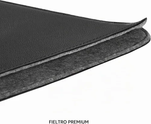 Vista 5 de Comfyable Funda para laptop de 13 pulgadas, compatible con MacBook Air M4 2025-2018 y MacBook Pro M2 2022 M1 2020-2016, funda de piel sintética Negro