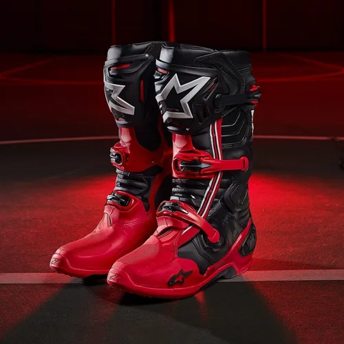 Vista 62 de Alpinestars Tech 10 Botas de motocross (Ultravioleta/Negro, 11)