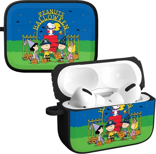Vista 17 de Affinity Bands Peanuts Halloween HDX - Funda compatible con Apple AirPods Gen 1 y 2 (gran calabaza)
