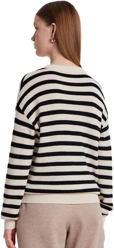 Vista 4 de GOELIA Machine Washable Womens Striped Sweater, Long Sleeve Knit Crewneck Merino Wool Pullover Sweater