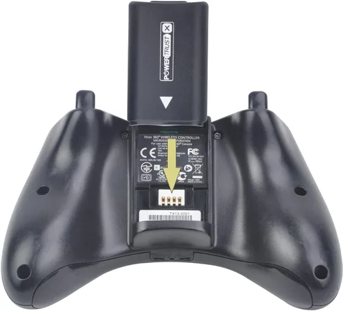 Vista 3 de Paquete de 2 fundas de batería para controlador inalámbrico Xbox 360 con pilas AA (paquete de 4)