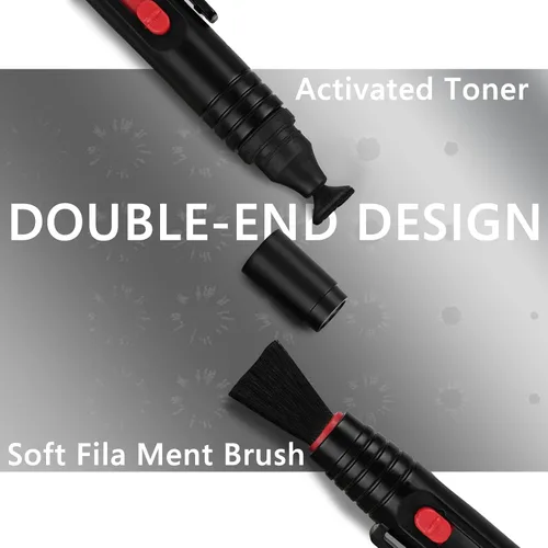 Vista 3 de Geekria 2 Pack Clean VR Lens Cleaning Pen Compatible with MetaOculus Quest 2QuestRift SPico Neo 3 and More Remove Fingerprints Dust Grease Reduce