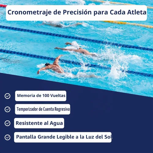 Vista 4 de 100 Cronómetro con memoria para vueltas de carrera