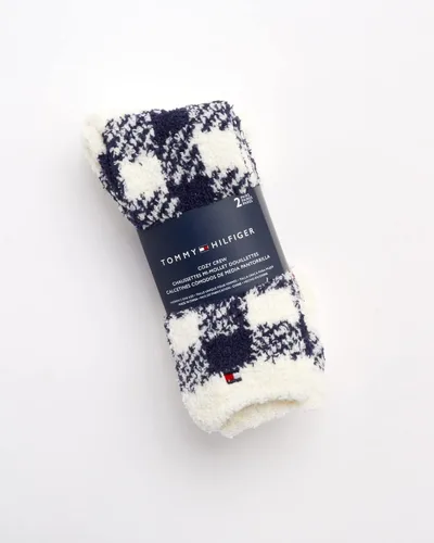 Vista 2 de Tommy Hilfiger Calcetines para mujer - Calcetines mullidos y esponjosos (paquete de 2)