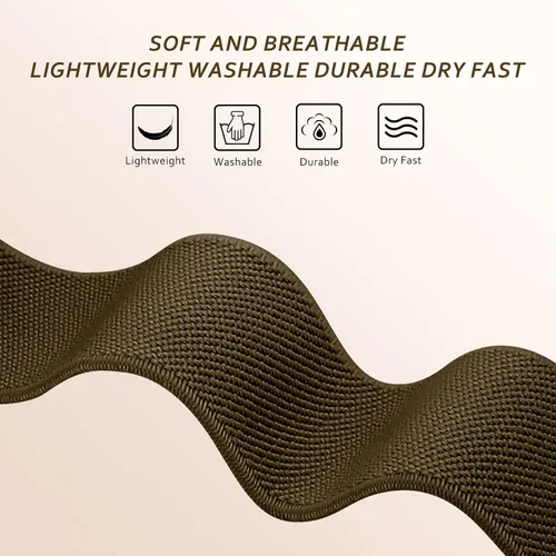 Vista 3 de Paquete de 2 correas elásticas de nailon compatibles con Amazfit Active 2/Active 3 Premium/Active, correas deportivas de repuesto suaves de 0.787