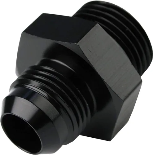 Vista 15 de Aeromotive 15608 Aluminio anodizado negro -10AN macho conector de combustible con rosca estriada