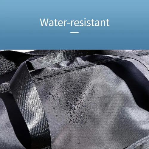 Vista 6 de Bolsas de lona deportivas con bolsa de gimnasio para mujeres y hombres, bolsa impermeable de viaje con bolsillo húmedo y compartimento para zapatos