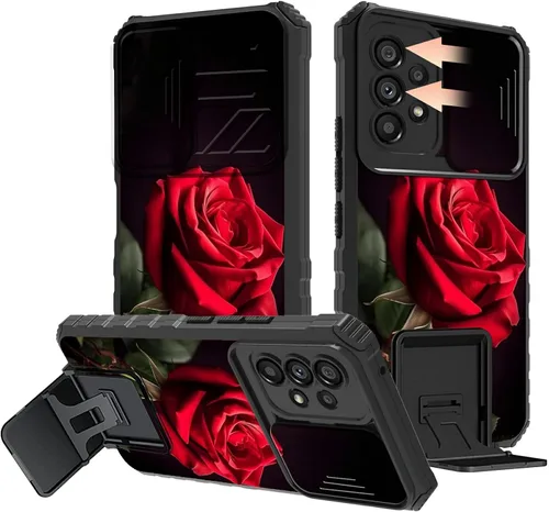 Vista 55 de Funda protectora resistente de doble capa para Samsung A14 5G (parte trasera con textura antideslizante), TPU suave a prueba de golpes, para Samsung