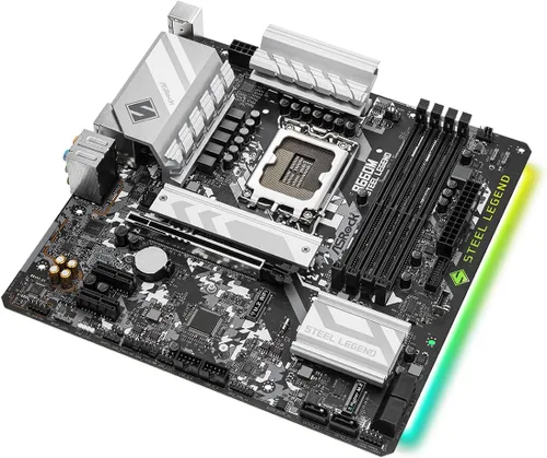 Vista 3 de ASRock B660M Steel Legend 1700 Socket 4 DDR4