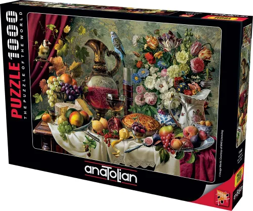 Vista 8 de Anatolian Puzzle - Cacti Pots, rompecabezas de 1000 piezas, 1122, multicolor
