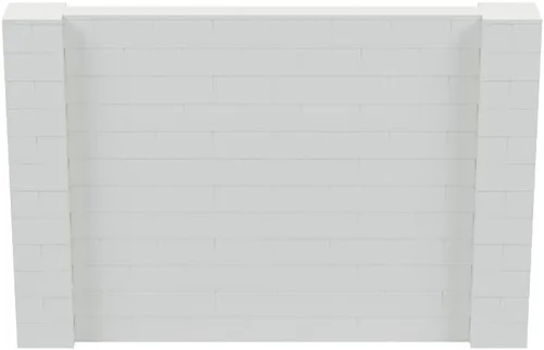 Vista 83 de EverBlock Kit de pared de 5 x 4 pies Bloques de construcción modulares Sistema de pared para edificios, pantallas y estructuras Divisor